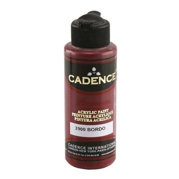 Cadence Bordo Akrilik Boya 120ml
