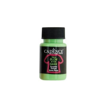Cadence Boya Karanlıkta Parlayan Koyu Yeşil 50 ml Kumaş Boyası