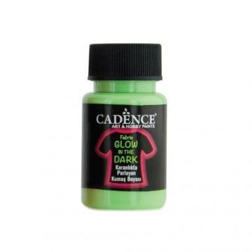 Cadence Boya Karanlıkta Parlayan Koyu Yeşil 50 ml Kumaş Boyası