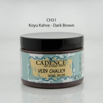 Cadence CH-07 150 ml Koyu Kahve Very Chalky Home Decor Mobilya Boyası