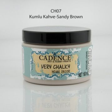 Cadence CH-07 150 ml Koyu Kahve Very Chalky Home Decor Mobilya Boyası