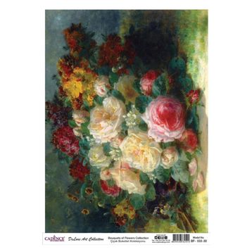 Cadence Çiçek Serisi BF33 30x42 cm Pirinç Dekupaj Kağıdı