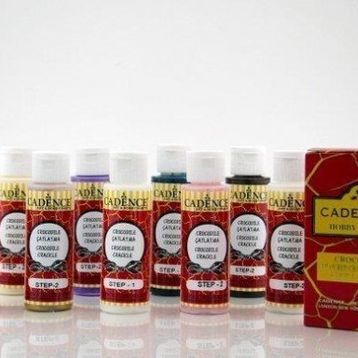 Cadence Crocodile 1004 Sarı Renkli Çatlatma
