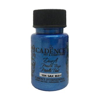 Cadence Dora 154 Sax Mavi 50 ml Metalik Boya