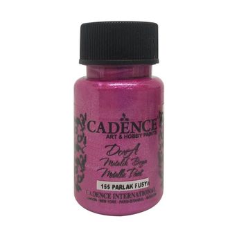 Cadence Dora Simli 155 Parlak Fuşya 50 ml Metalik Boya