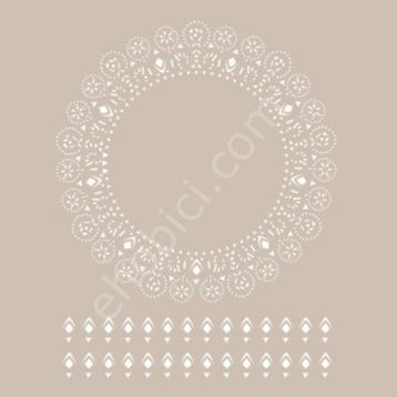 Cadence DS06 Dantel Serisi 25x35 Stencil