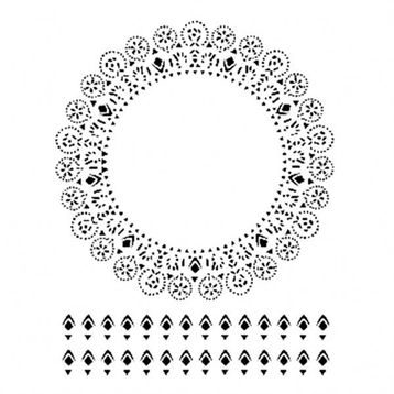 Cadence DS06 Dantel Serisi 25x35 Stencil