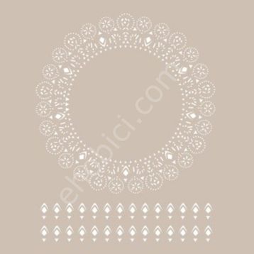 Cadence DS06 Dantel Serisi 25x35 Stencil