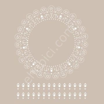 Cadence DS06 Dantel Serisi 25x35 Stencil