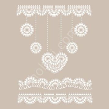 Cadence DS12 Dantel Serisi 25x35 Stencil