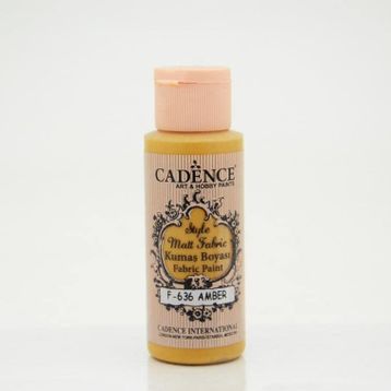 Cadence F-636 Amber Style Matt Fabric Kumaş Boyası
