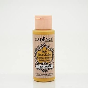 Cadence F-636 Amber Style Matt Fabric Kumaş Boyası