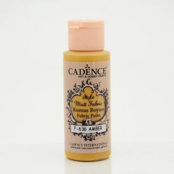 Cadence F-636 Amber Style Matt Fabric Kumaş Boyası