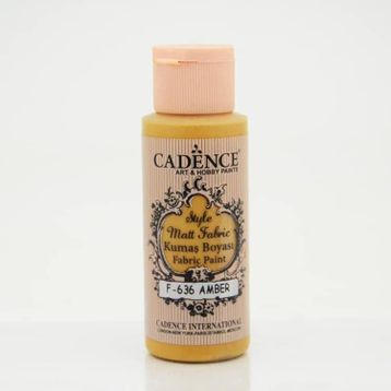 Cadence F-636 Amber Style Matt Fabric Kumaş Boyası