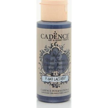 Cadence F-643 Lacivert Style Matt Fabric Kumaş Boyası