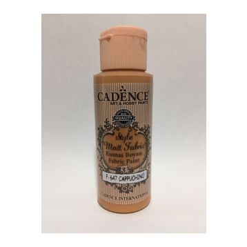 Cadence F-647 Cappuchino Style Matt Fabric Kumaş Boya