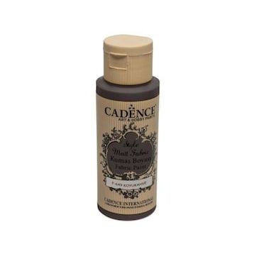 Cadence F649 Style Matt Koyu Kahve 59 ml Kumaş Boyası