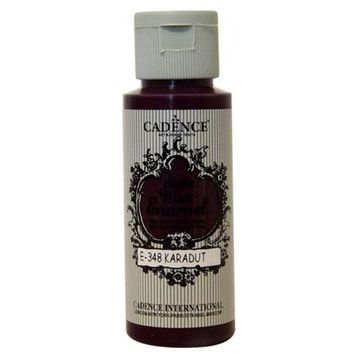 Cadence Fırınlanabilir Enamel 348 Karadut 59ML Cam Seramik Ve Porselen Boyası