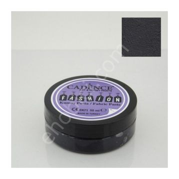 Cadence FP-12 Siyah Opak Fashion Kumaş Rölyef Pasta