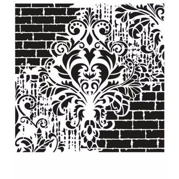 Cadence GCS-002 Grunge 45x45 cm Stencil Şablon
