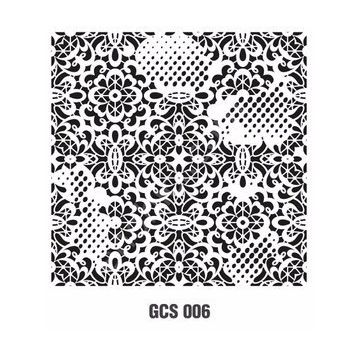 Cadence GCS-006 45x45 Grunge Duvar Stencil