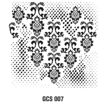 Cadence GCS-007 45x45 Grunge Duvar Stencil