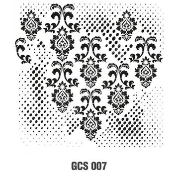 Cadence GCS-007 45x45 Grunge Duvar Stencil
