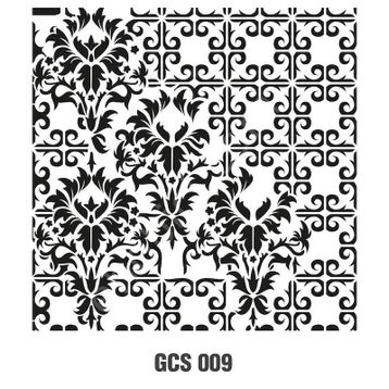 Cadence GCS-009 45x45 Grunge Duvar Stencil