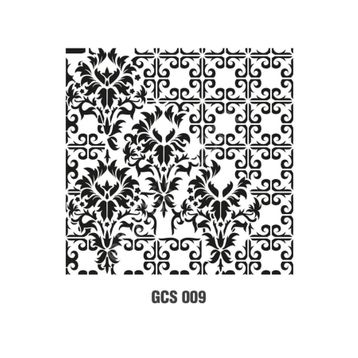 Cadence GCS-009 45x45 Grunge Duvar Stencil