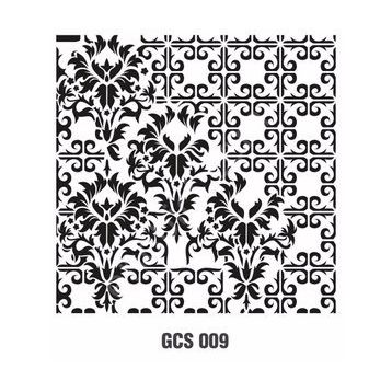 Cadence GCS-009 45x45 Grunge Duvar Stencil