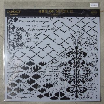 Cadence GCS-012 45x45 Grunge Duvar Stencil