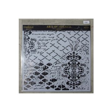Cadence GCS-012 45x45 Grunge Duvar Stencil