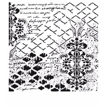 Cadence GCS-012 45x45 Grunge Duvar Stencil