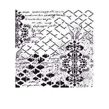 Cadence GCS-012 45x45 Grunge Duvar Stencil