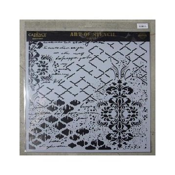 Cadence GCS-012 45x45 Grunge Duvar Stencil