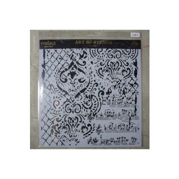 Cadence GCS-014 45x45 Grunge Duvar Stencil