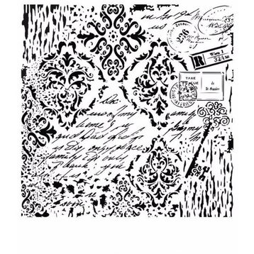 Cadence GCS-015 45x45 Grunge Duvar Stencil