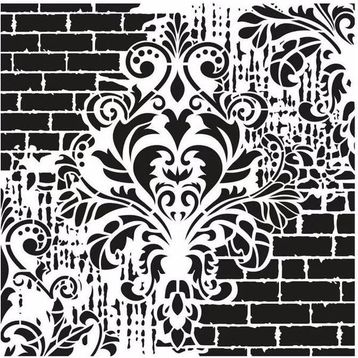 Cadence GCSM-002 25x25 Midi Grunge Stencil