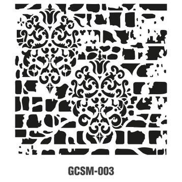 Cadence GCSM-003 25x25 Midi Grunge Stencil