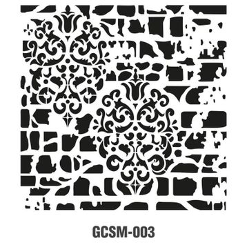 Cadence GCSM-003 25x25 Midi Grunge Stencil