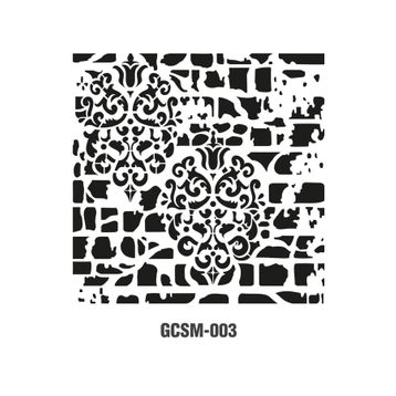 Cadence GCSM-003 25x25 Midi Grunge Stencil