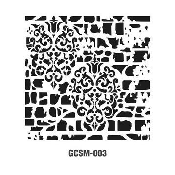 Cadence GCSM-003 25x25 Midi Grunge Stencil