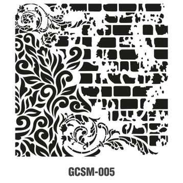 Cadence GCSM-005 25x25 Midi Grunge Stencil