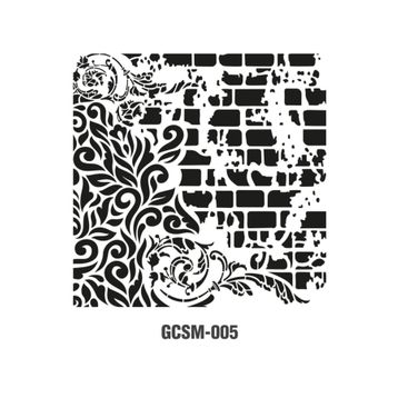 Cadence GCSM-005 25x25 Midi Grunge Stencil