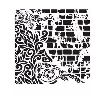 Cadence GCSM-005 25x25 Midi Grunge Stencil