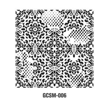 Cadence GCSM-006 25x25 Midi Grunge Stencil