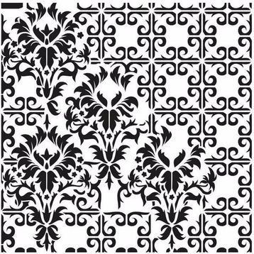 Cadence GCSM-009 25x25 Midi Grunge Stencil