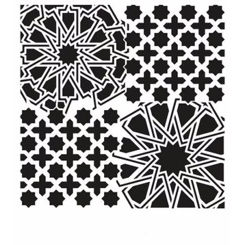 Cadence GCSM-010 25x25 Midi Grunge Stencil