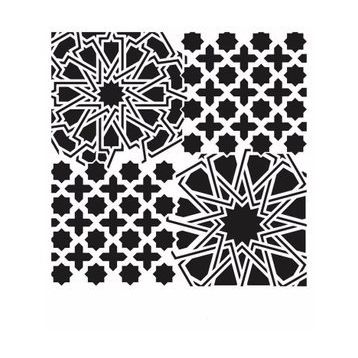 Cadence GCSM-010 25x25 Midi Grunge Stencil