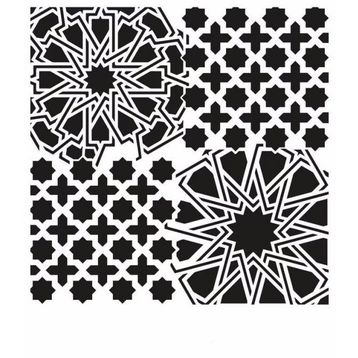 Cadence GCSM-010 25x25 Midi Grunge Stencil